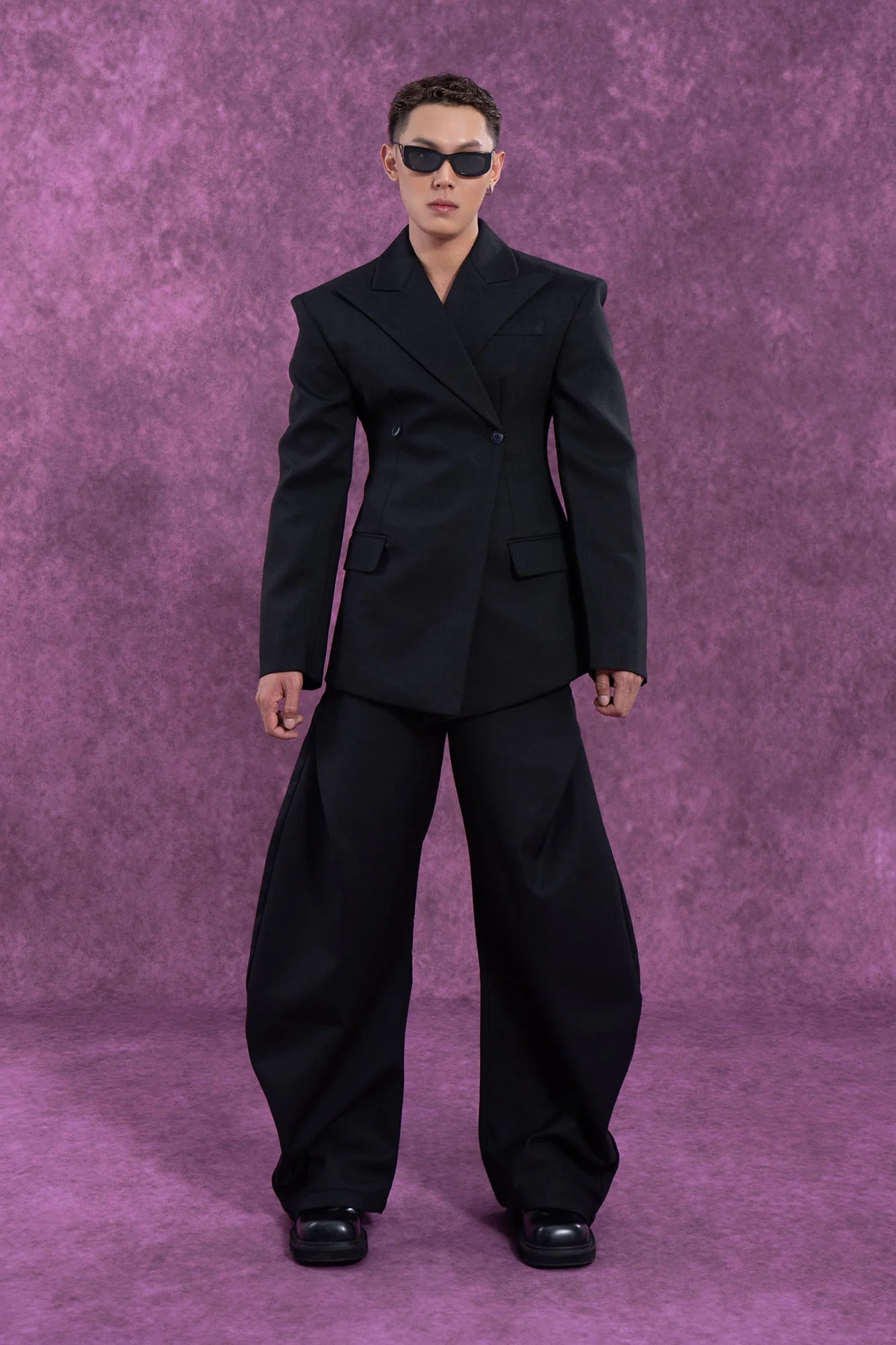 CLP Cinched Waist Sculpted Blazer