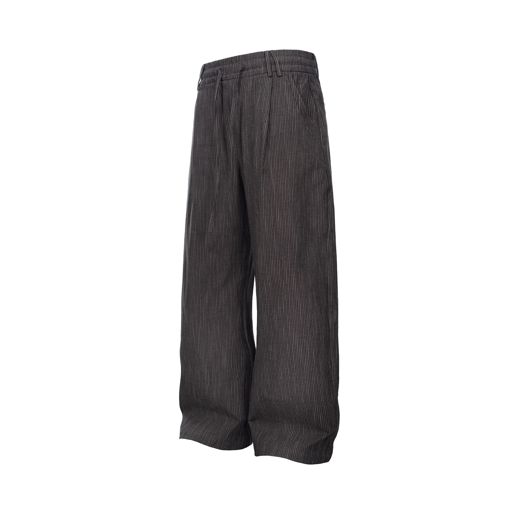 CATSSTAC Striped Double-Pleat Trousers