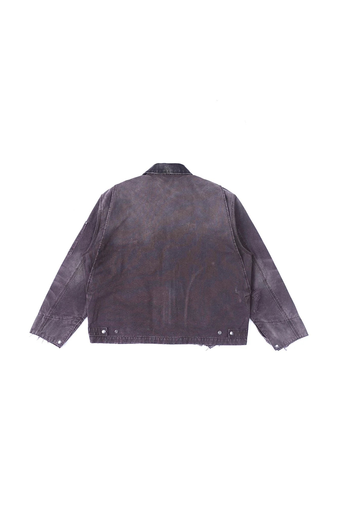 IN EXISTENCE Dirty-Washed Contrast Collar Detroit Jacket