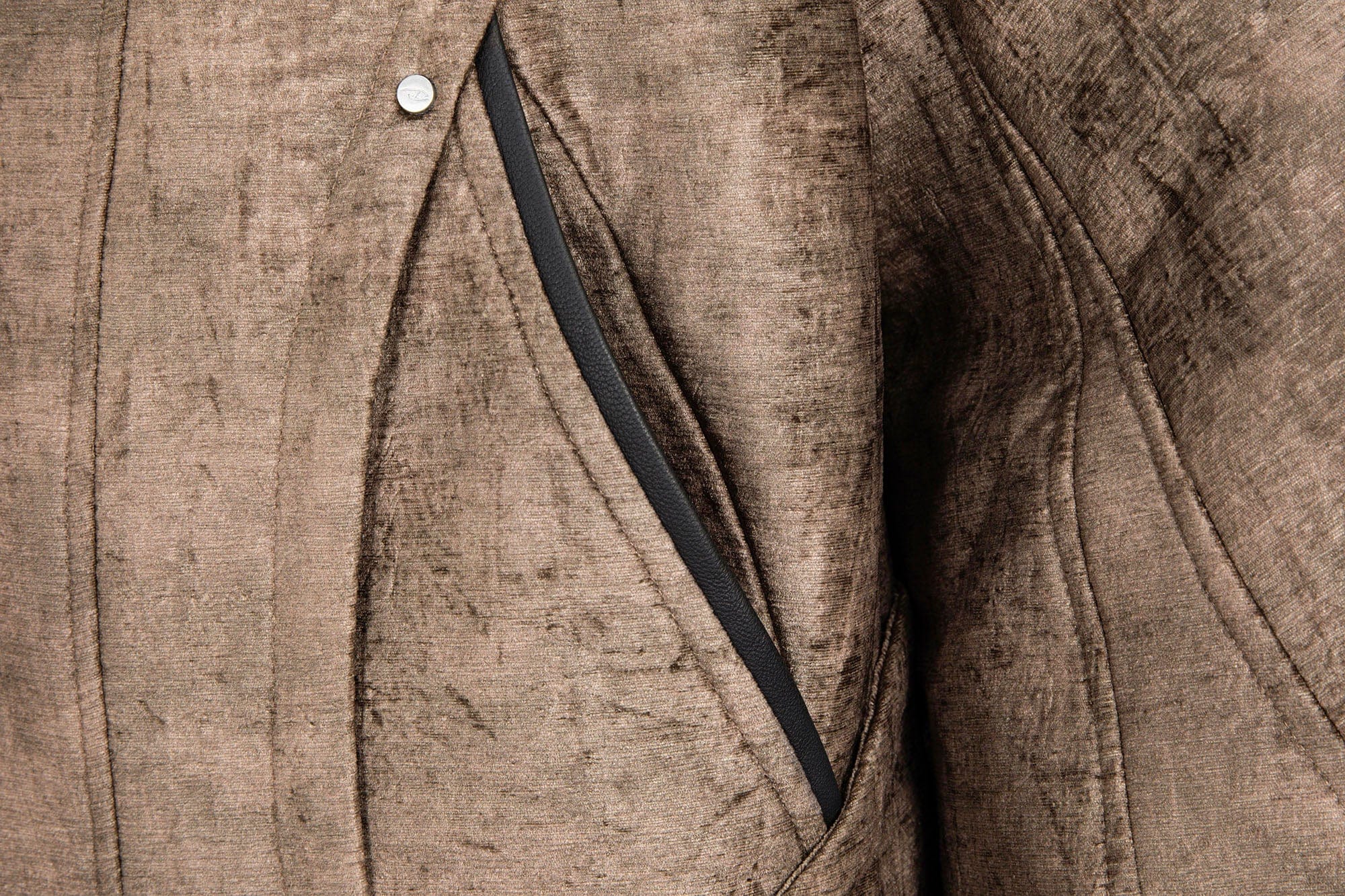 CATSSTAC Velvet Leather-Collar Elastic Jacket