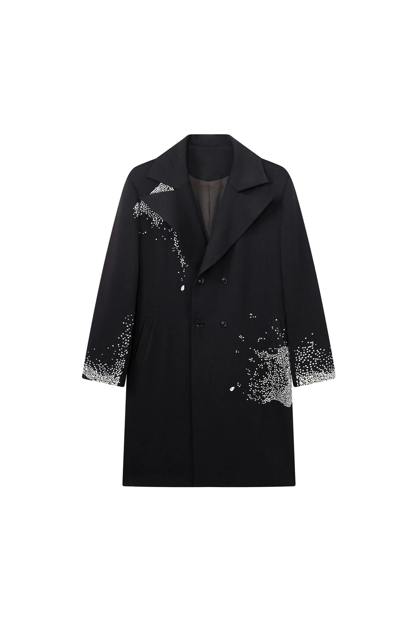 JIECHI Diamond Structured Overcoat