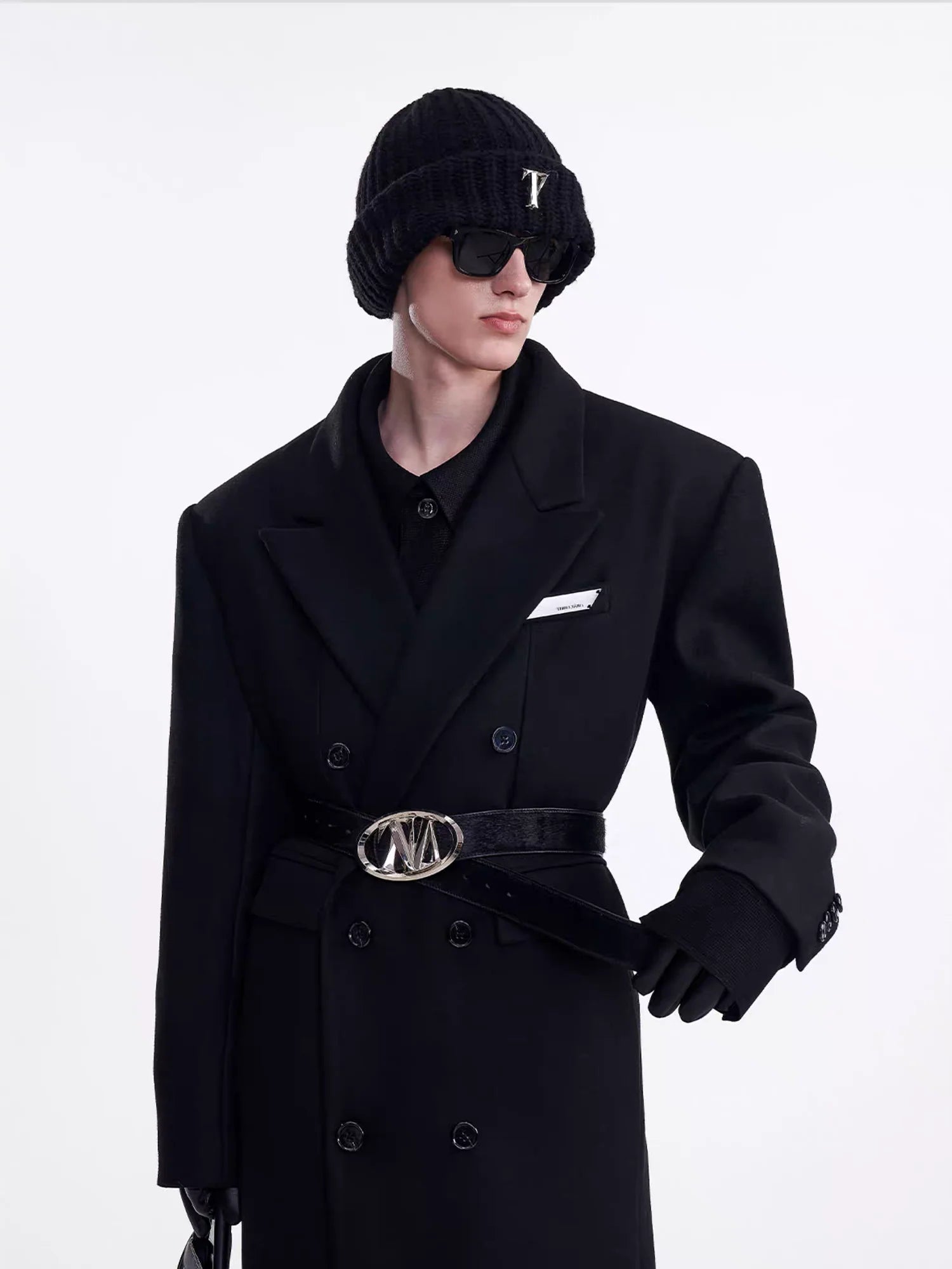 TIWILLTANG Modern Maxi Wool Coat