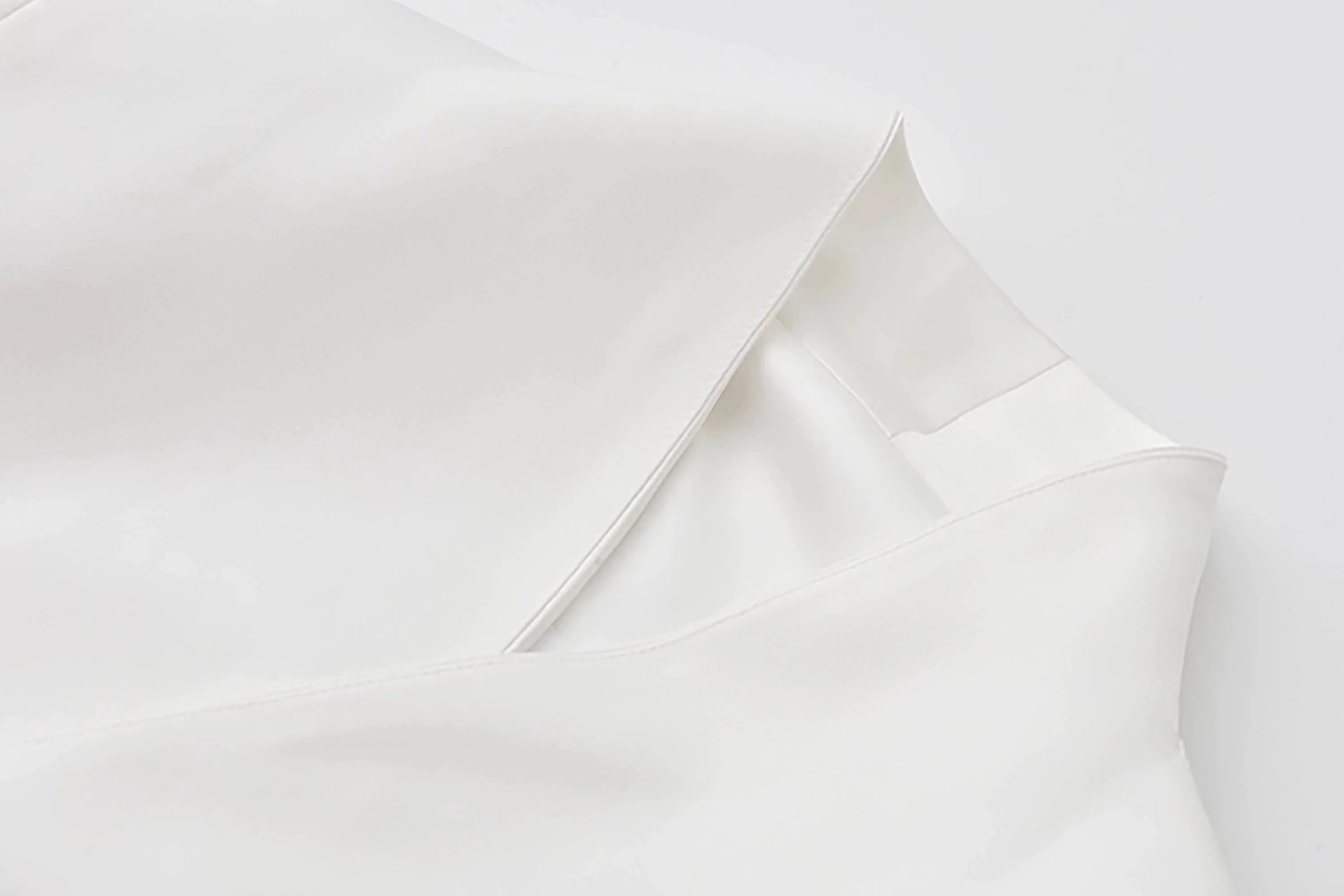 JIECHI Asymmetrical Curved Placket Jacquard Blazer