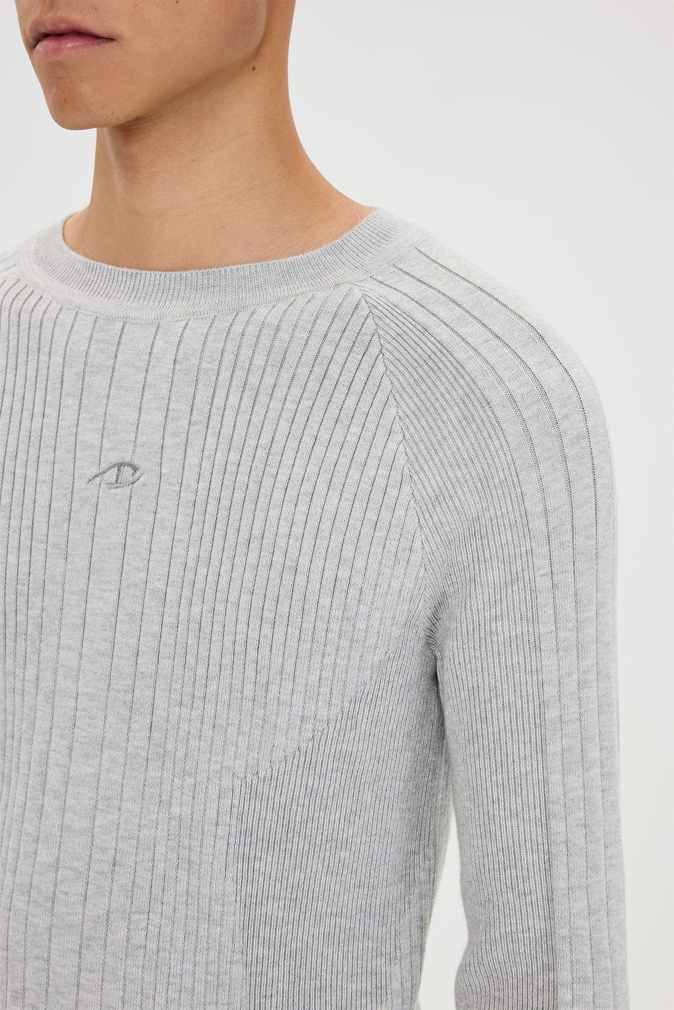 CATSSTAC Essential Slim Rib Wool-Blend Sweater