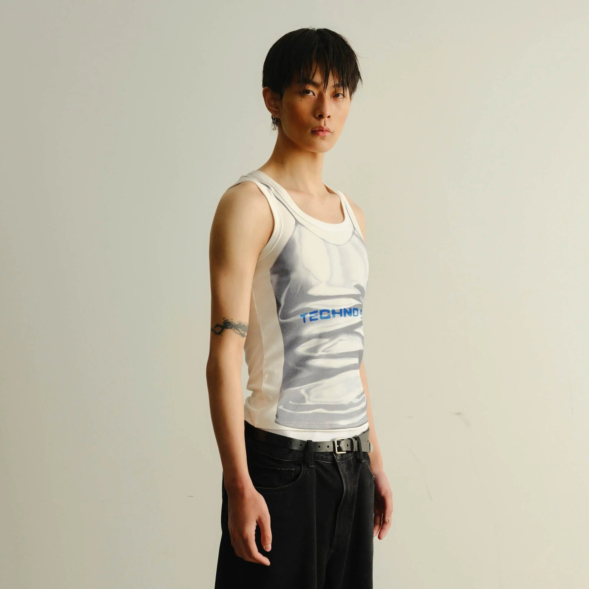 KADAKADA Technoboy Faux-Layer Tank Top
