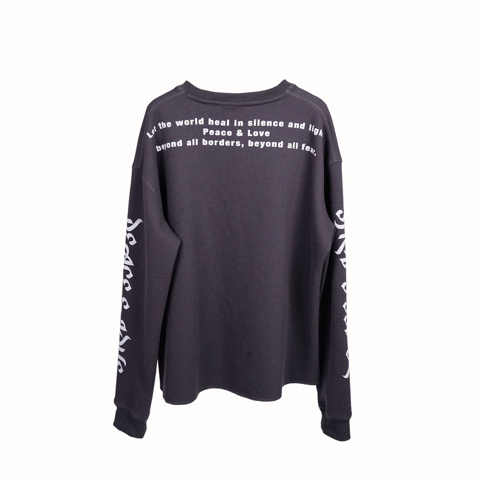 VINKID Pigeon Graphic Waffle Sweatshirt