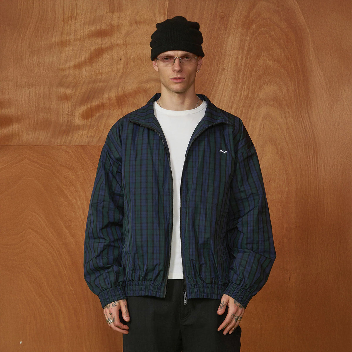 PMW Retro Plaid Utility Jacket
