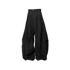 RELABEL Pleated Drape Wide-Leg Trousers