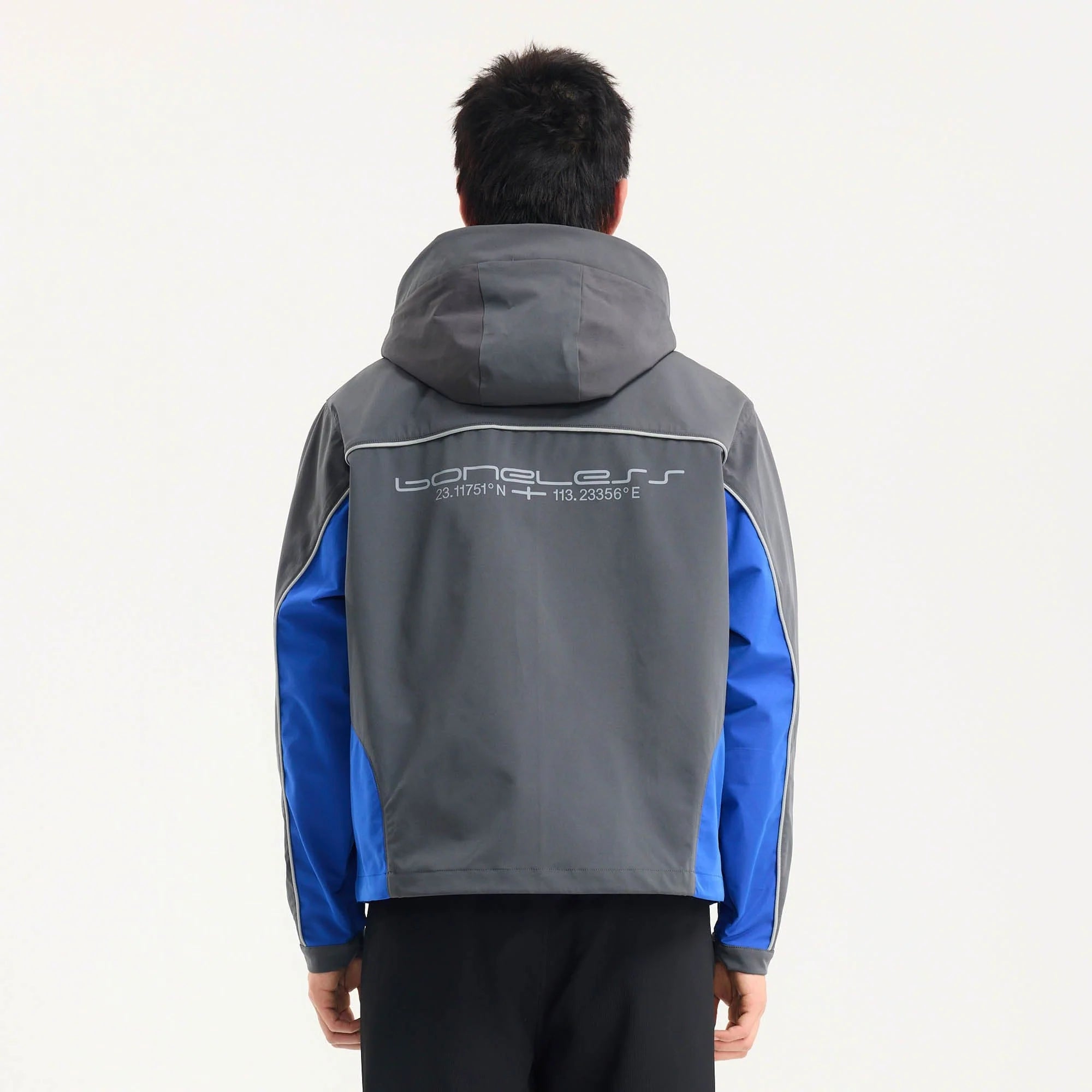 BONELESS Contrast Waterproof Utility Hooded Jacket