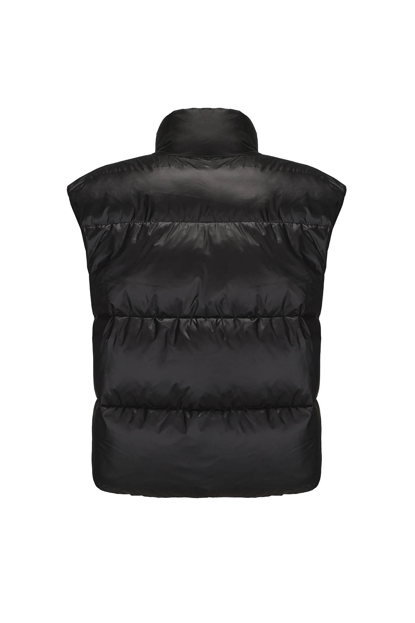 VANN VALRENCE Plain Duck Down Oversized Puffer Vest