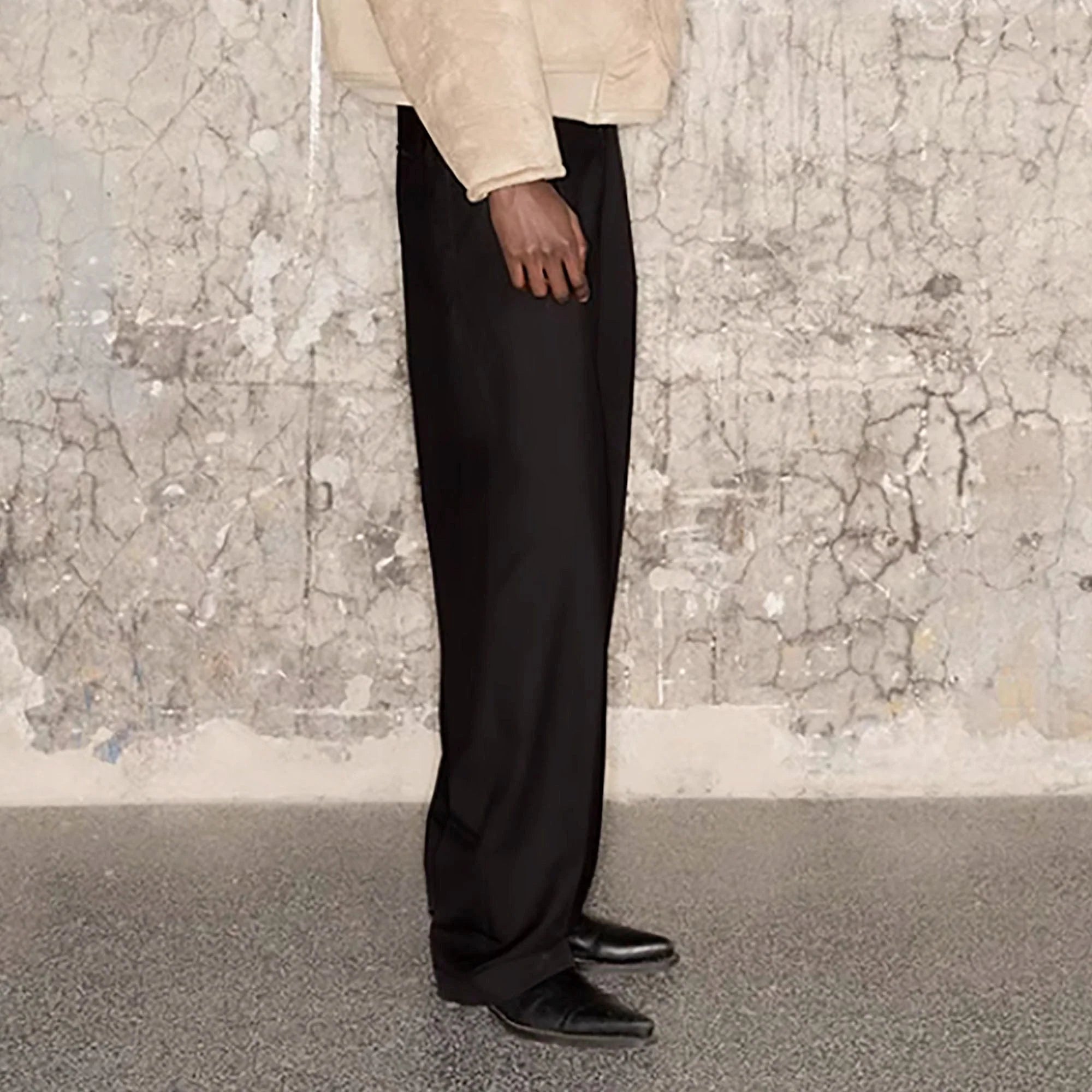 TRIANGLE PROJECT Essential Wool-Blended Oversized Trousers