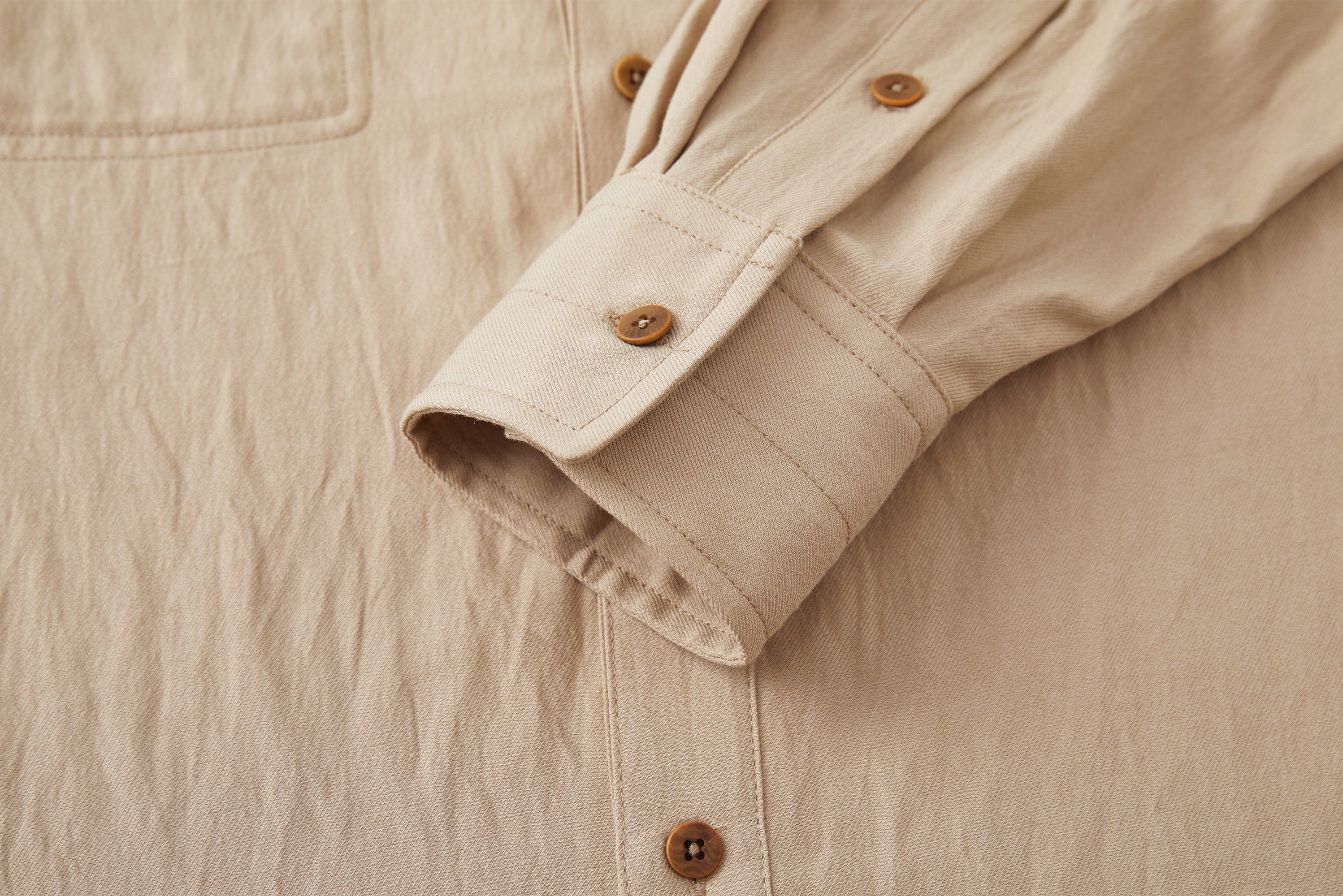 OPICLOTH Minimal Stitch Tencel-Blend Shirt