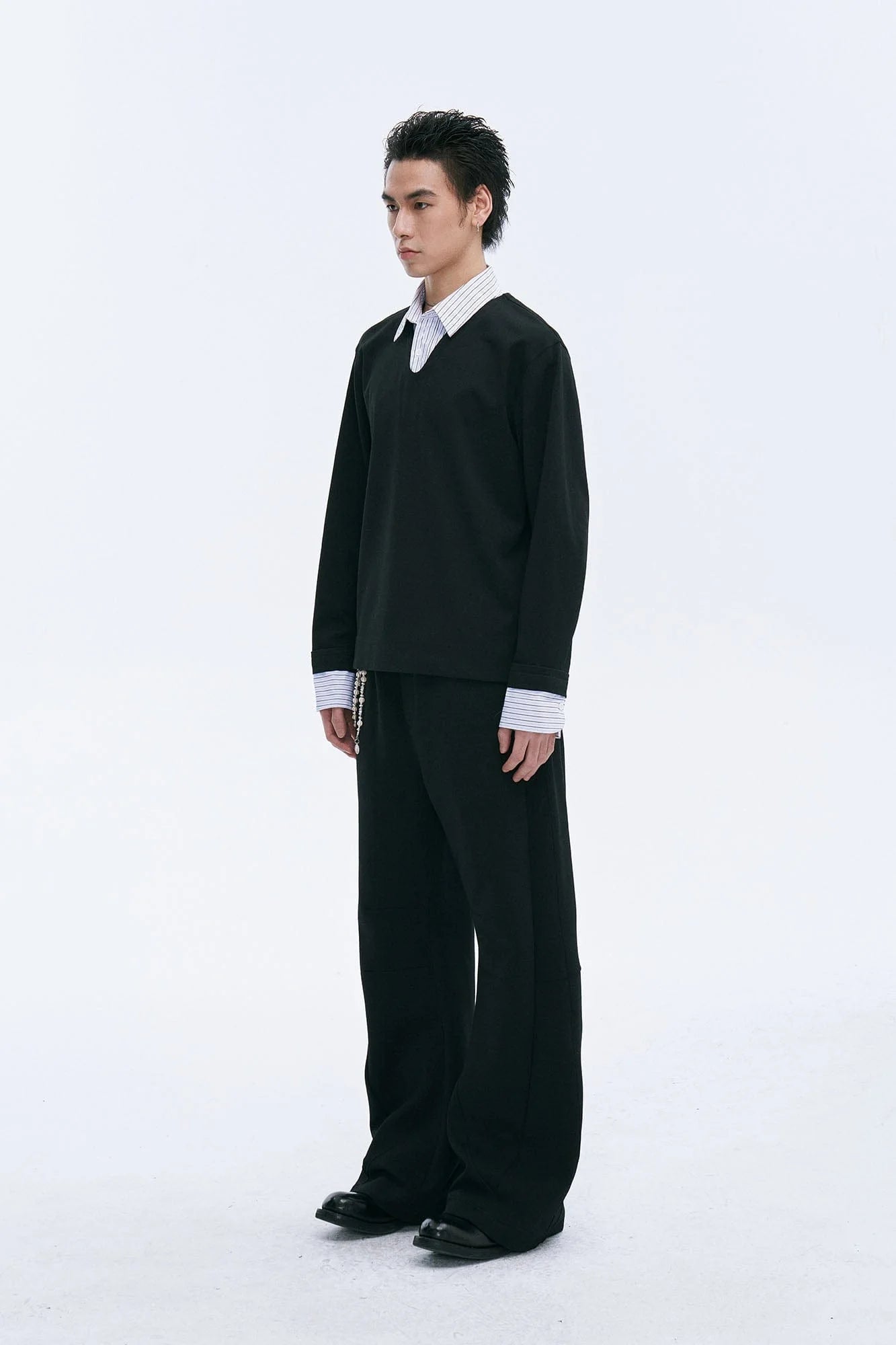 CATSSTAC Paneled Scuba Knit Straight-Leg Sweatpants