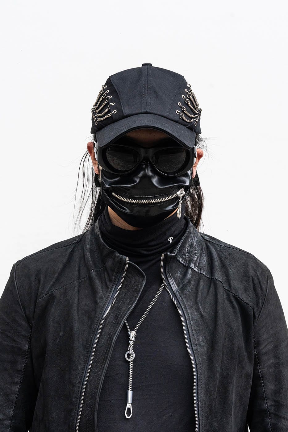 INSIDE OUT Snakebone Clipped Double-Layered Cap