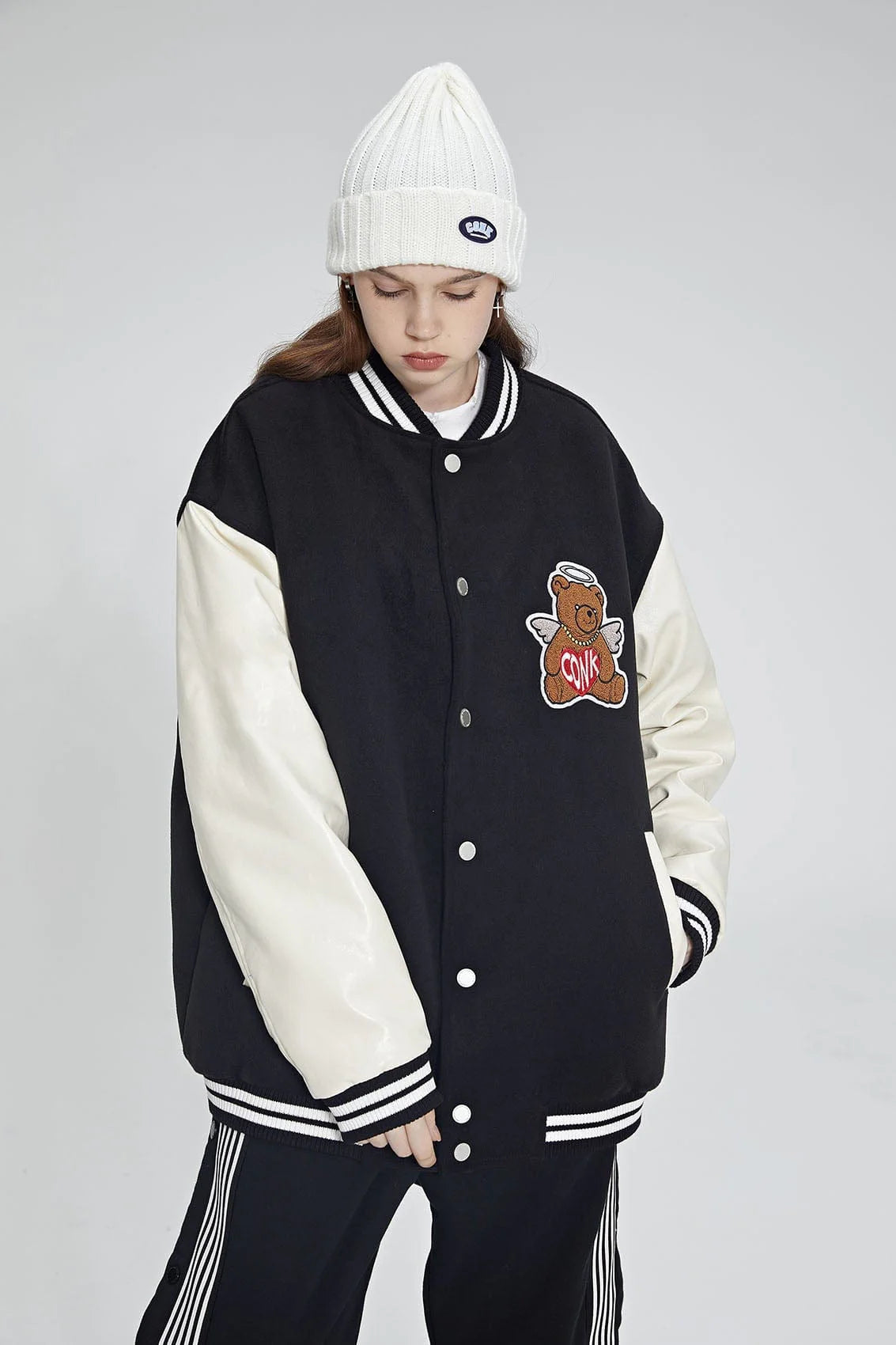 CONKLAB Angel Bear Varsity Jacket (Only Size S Left)
