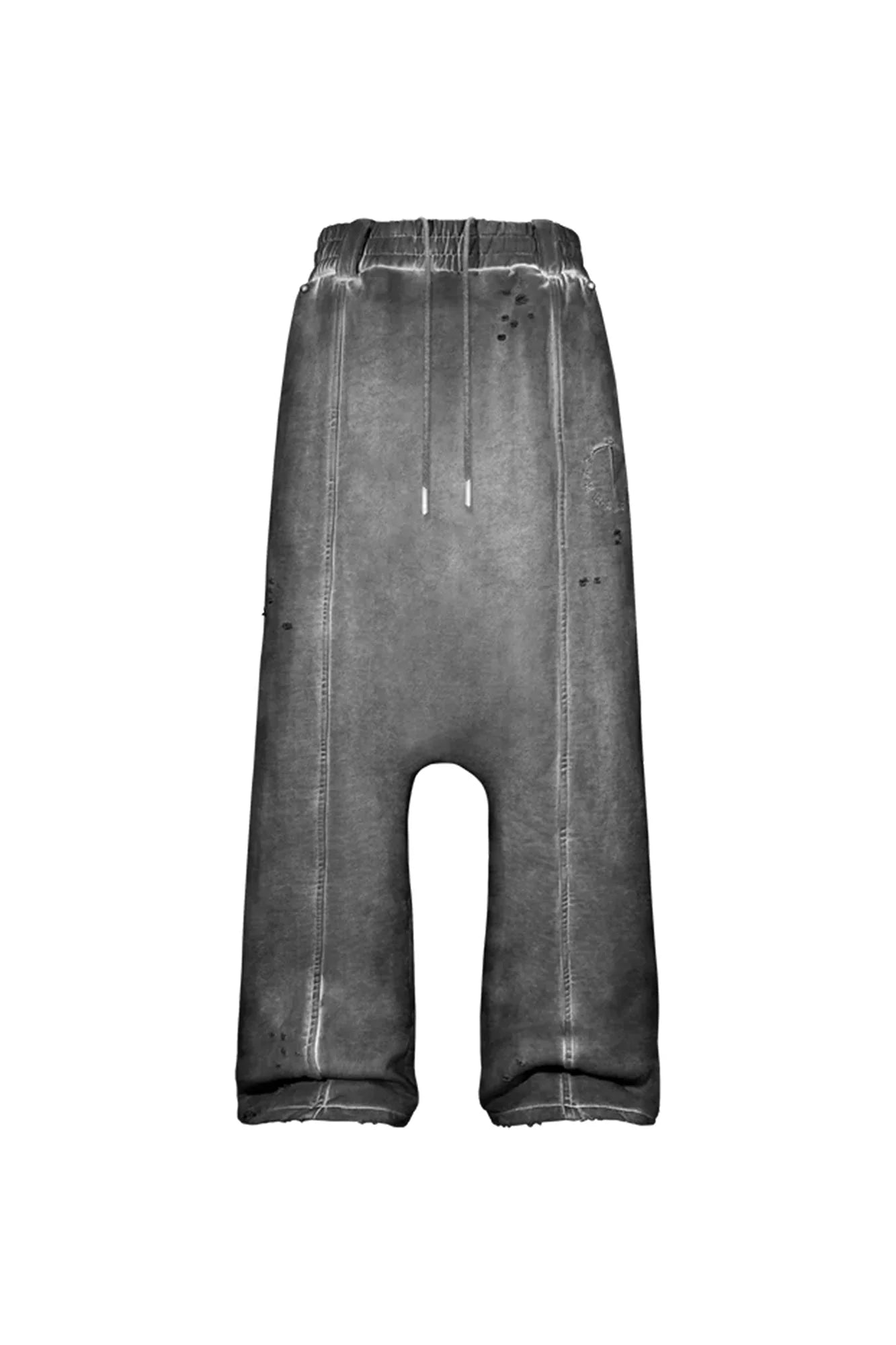 TECNINEGROUP Middle-Panel Washed Drop-Crotch Sweatpants