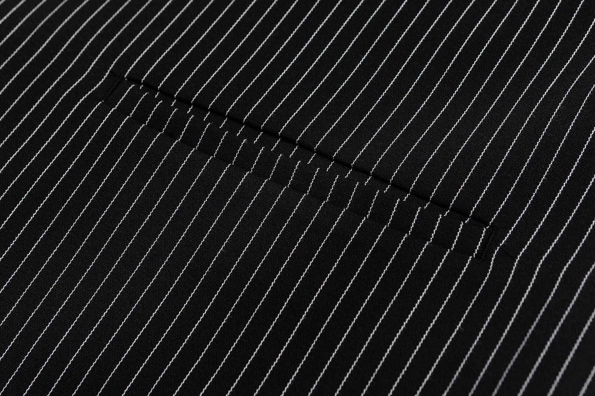 ME DA IGUAL Stripe Notched Lapel Oversized Blazer