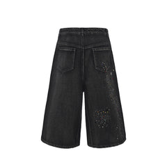 DND4DES Diamond Washed Spliced Oversized Shorts