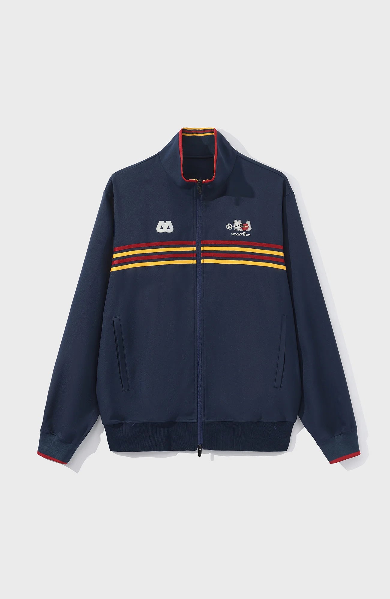 UMAMIISM Retro Striped Track Jacket