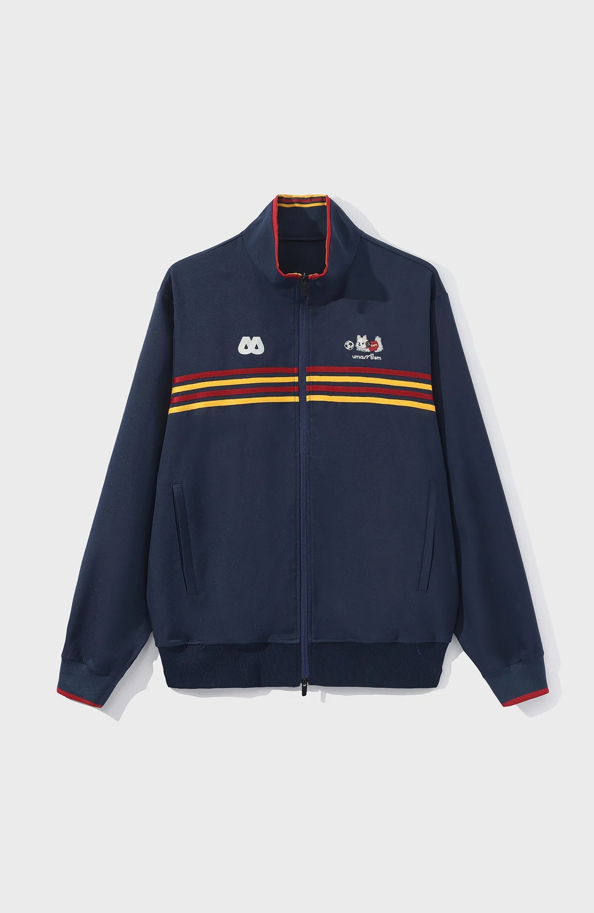 UMAMIISM Retro Striped Track Jacket