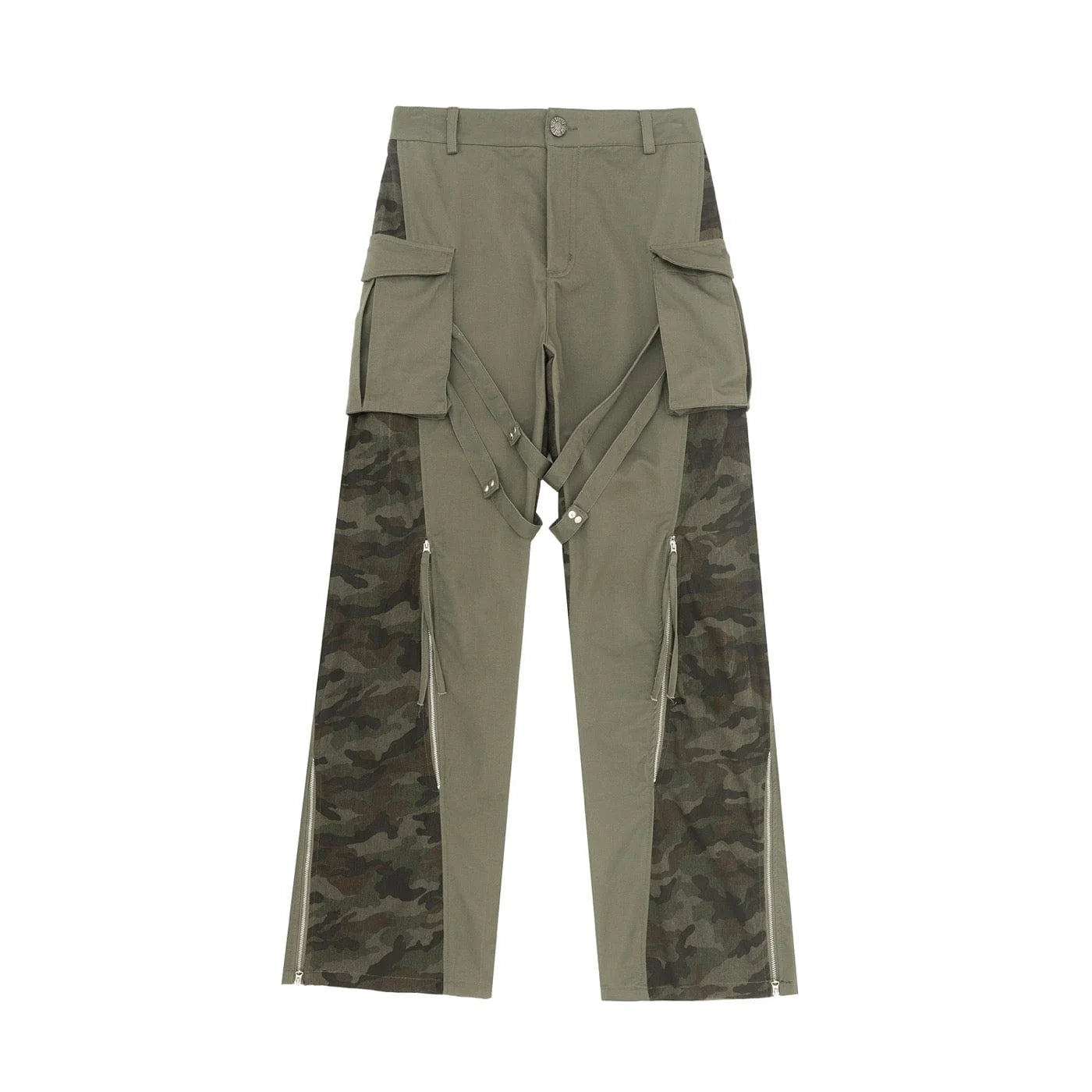 DND4DES Spliced Camouflage Bandage Zipper Cargo