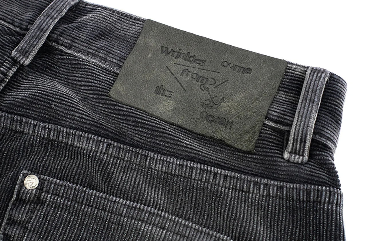 IN EXISTENCE Star Embroidered Corduroy Flare Jeans
