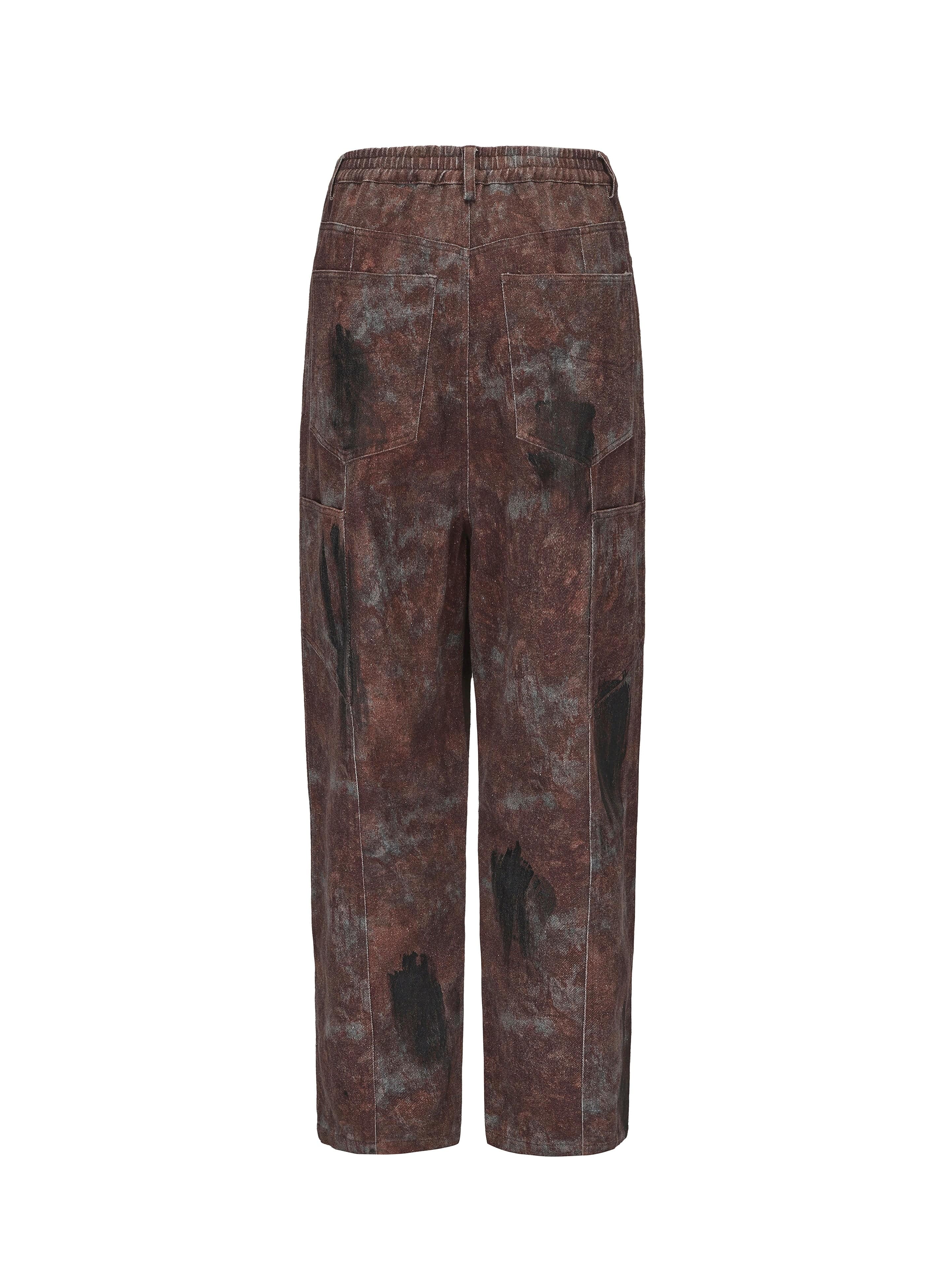 VANN VALRENCE Dirty Fit Studded Straight-Leg Jeans