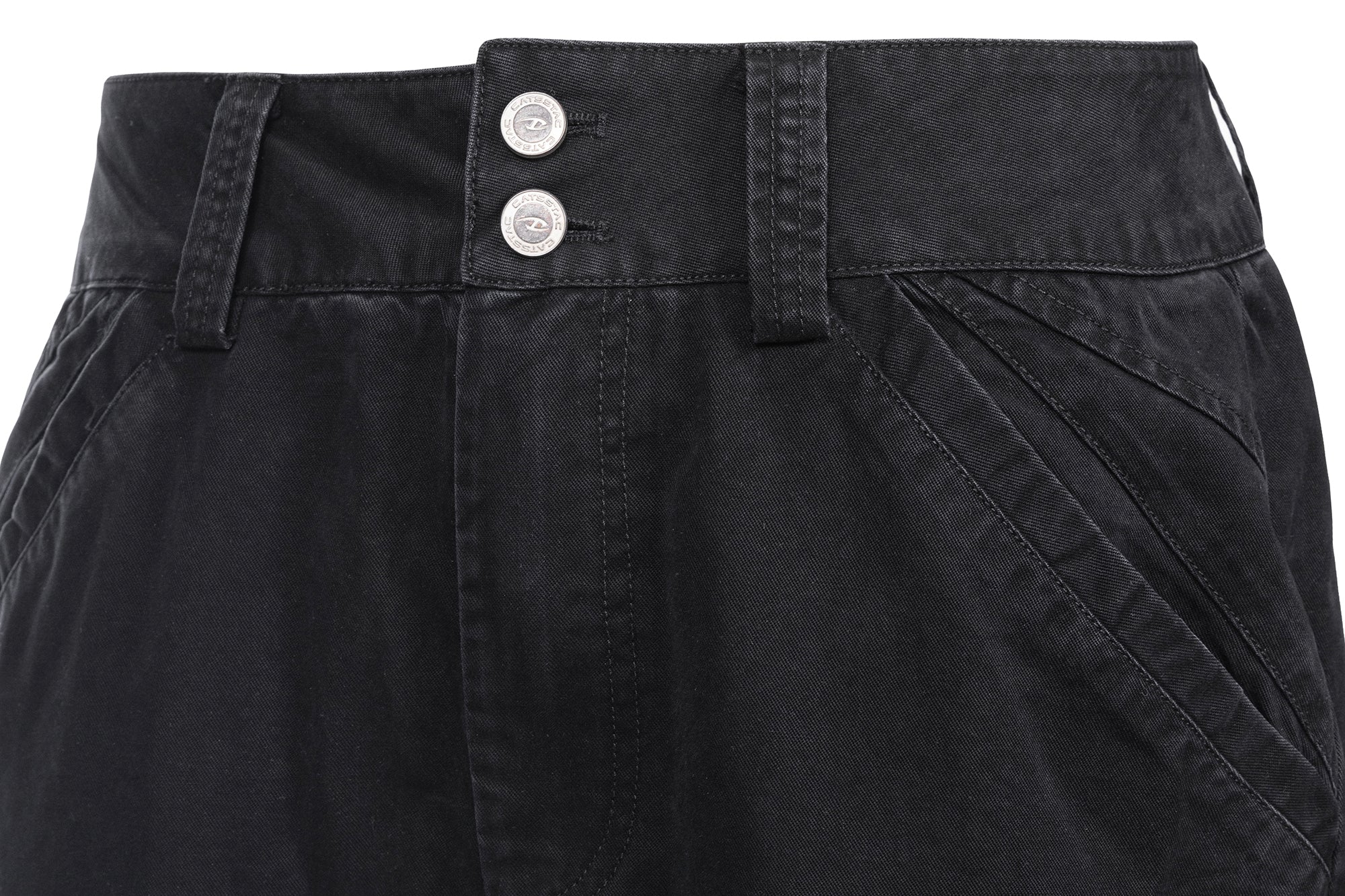 CATSSTAC Multi-Pocket Paneled Strap Cargo Pants
