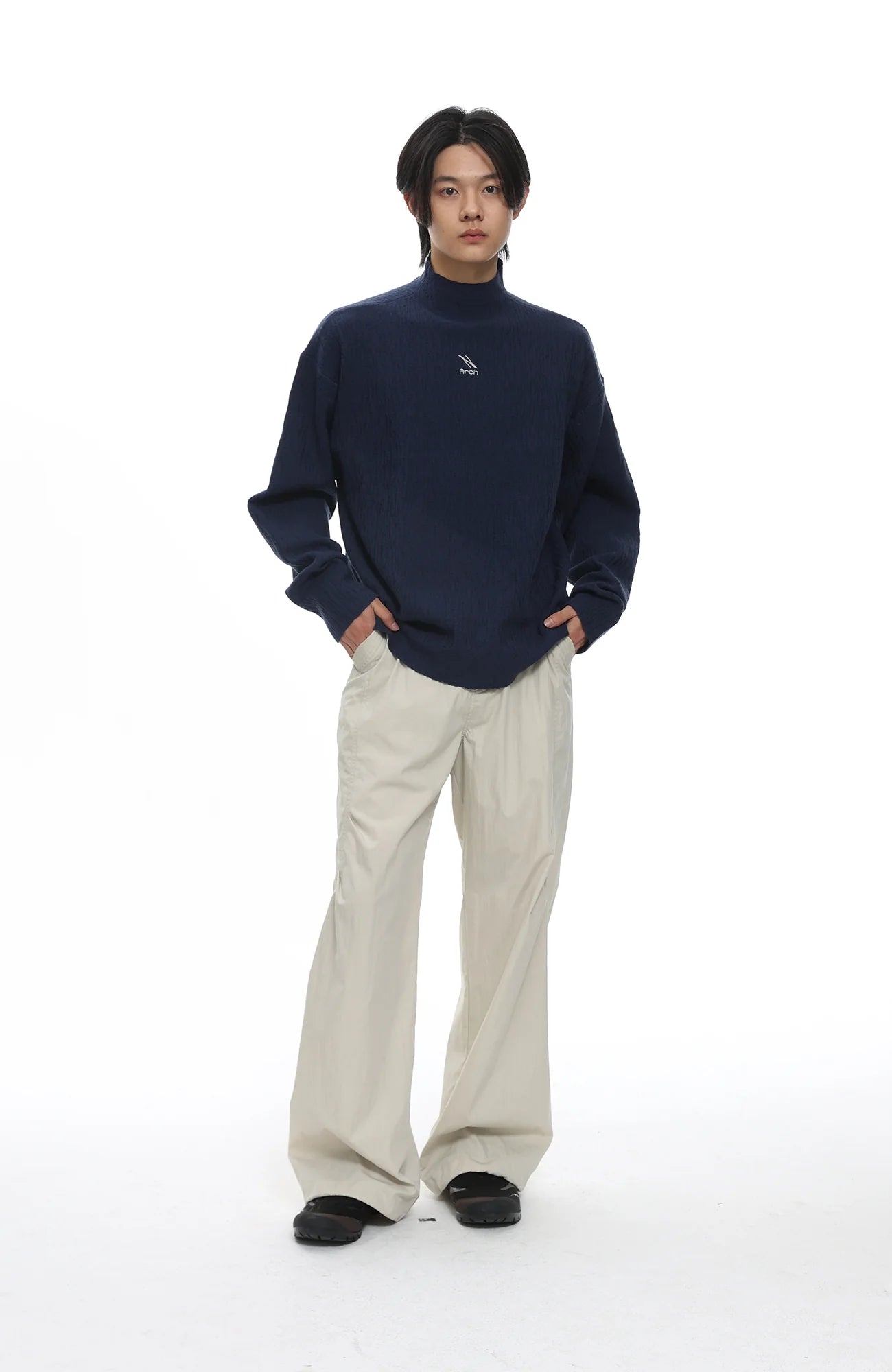ROARINGWILD A ARCH Essential Drawstring Parachute Pants