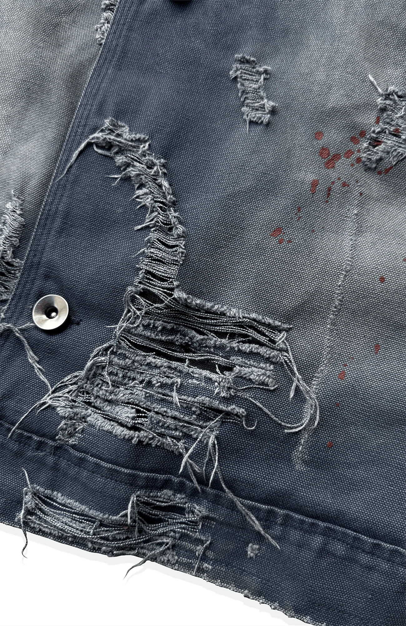 TECNINEGROUP Distressed Grunge Denim Jacket