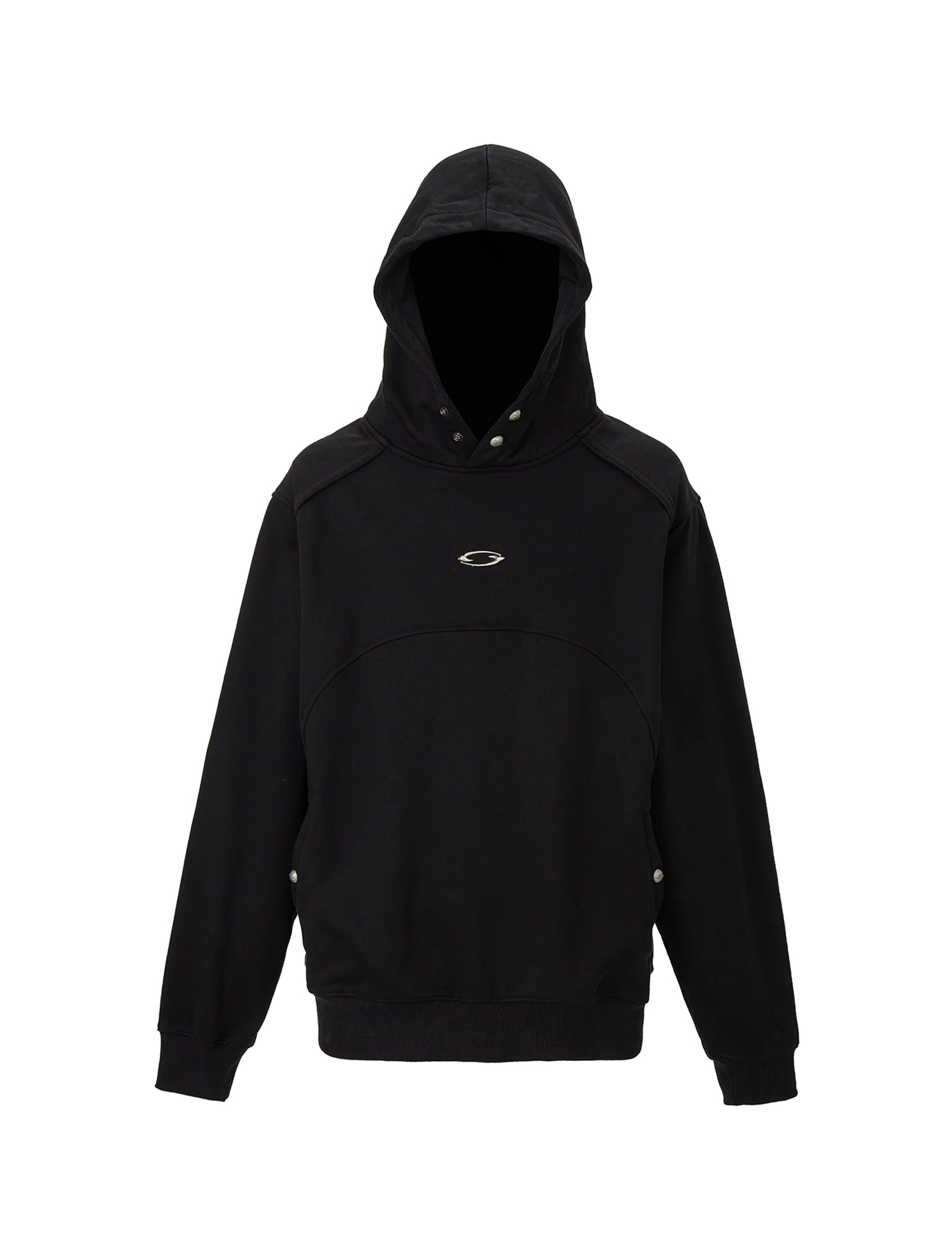 F2CE Essential Metal Badge Snap Hoodie
