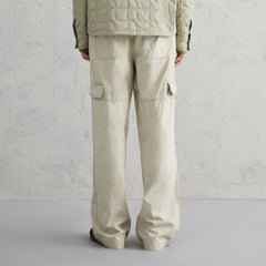 ORGANIC EMOTION Deconstructed Layered-pocket Button Pants