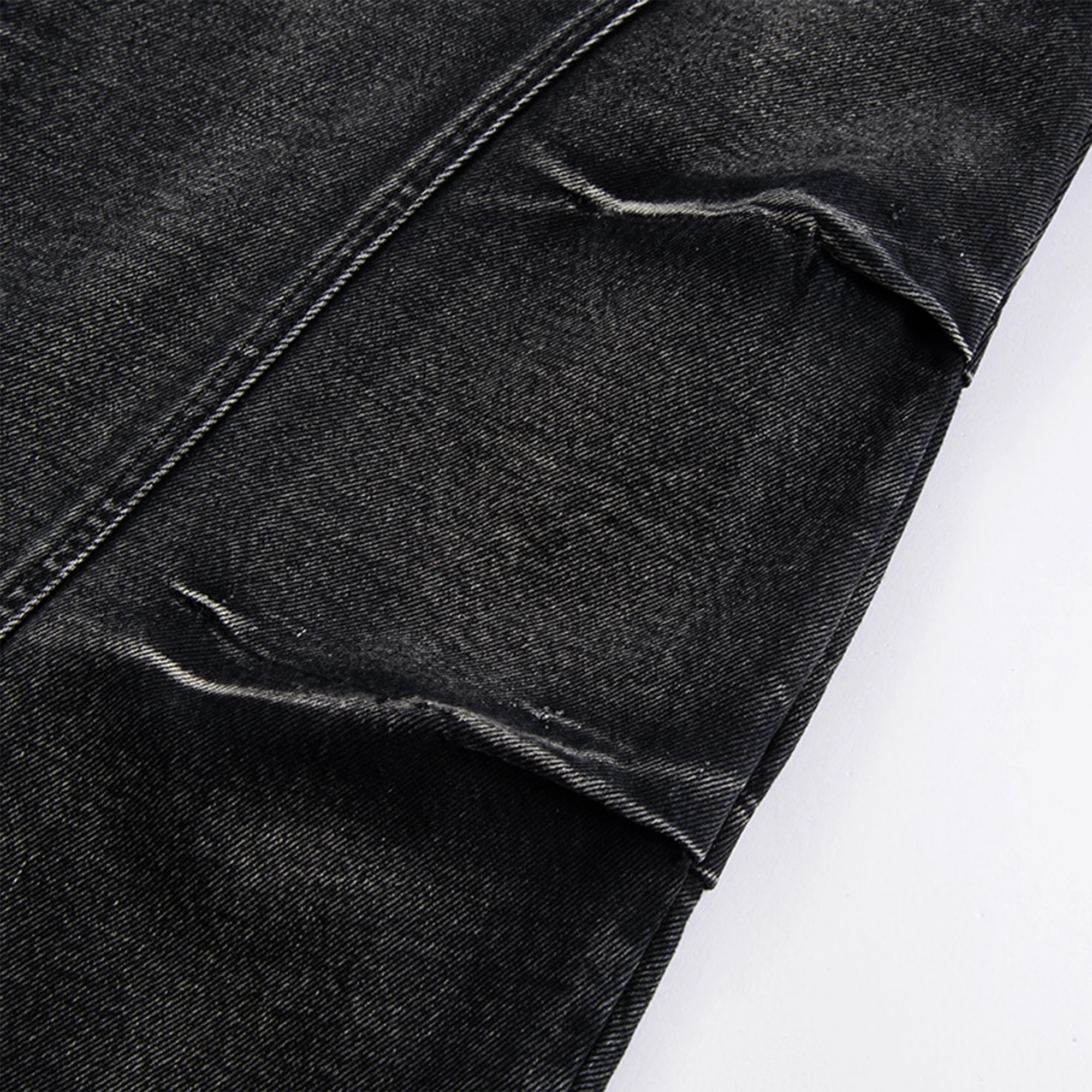 F2CE Washed Deconstructed Oversized Denim Cargo Pants