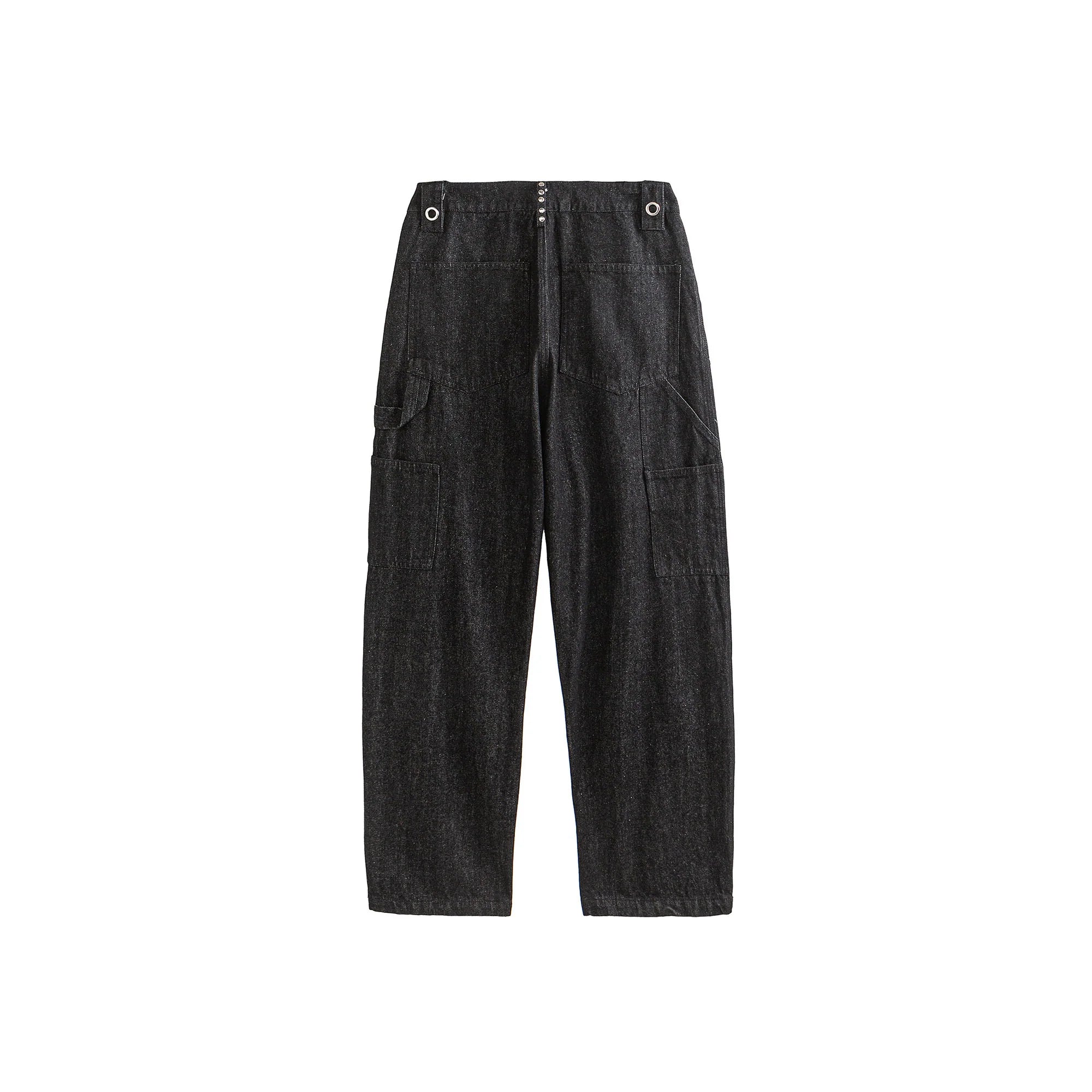 ME DA IGUAL Studded Wide-Leg Denim Pants