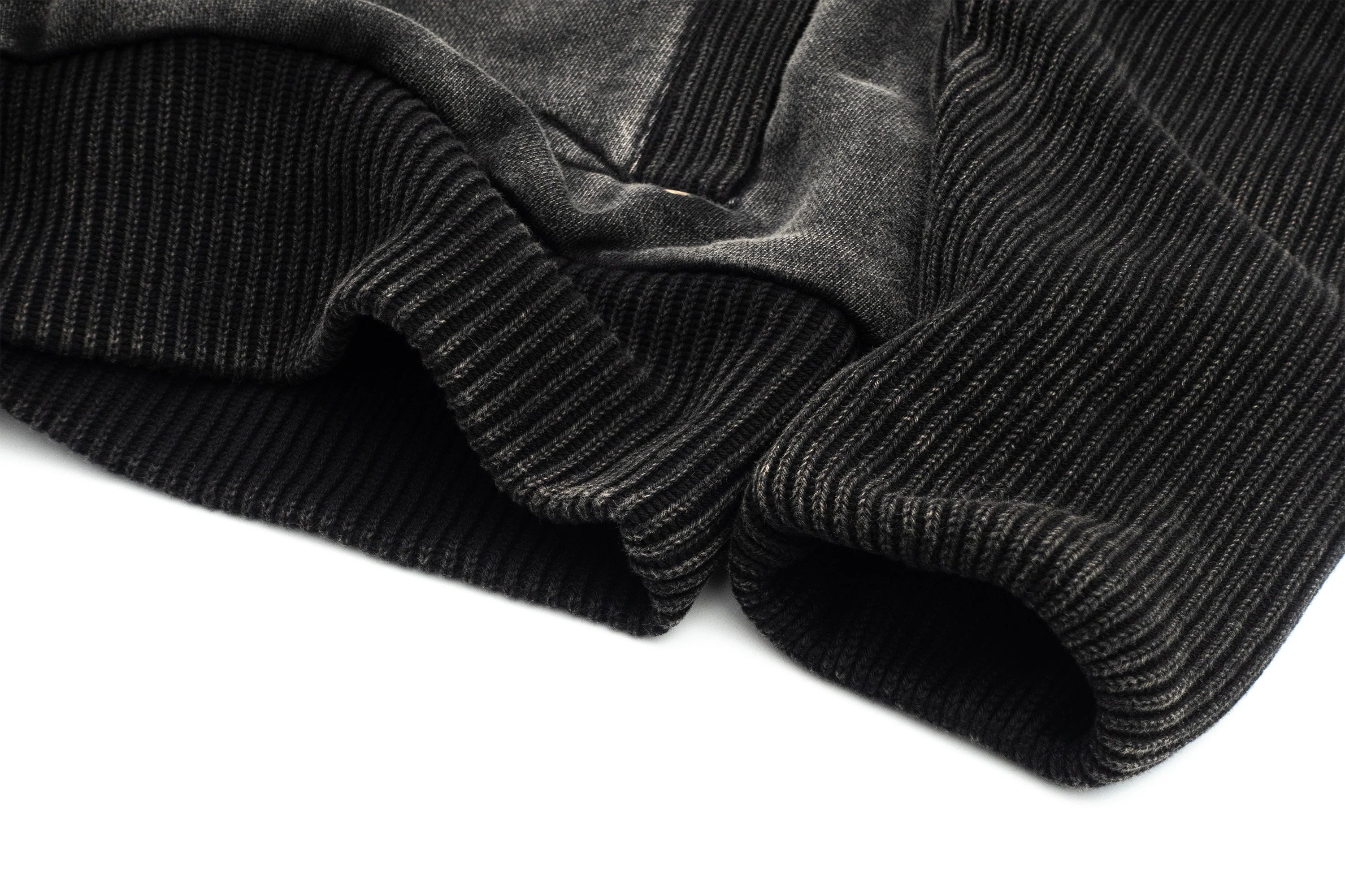 IN EXISTENCE Reversible Washed Spliced Hooded Jacket