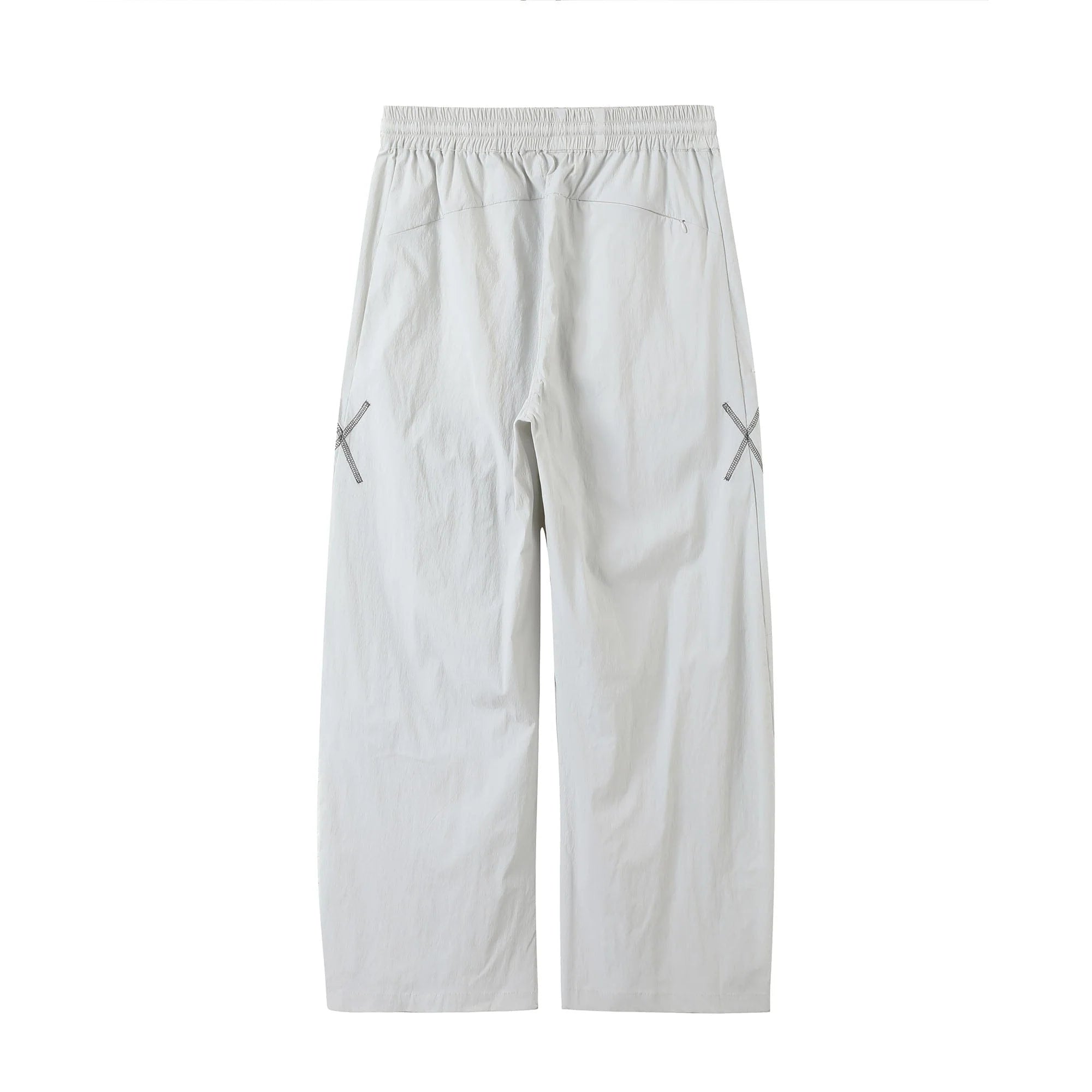 DONSMOKE Contrast Cross Stitch Quick-Dry Pants