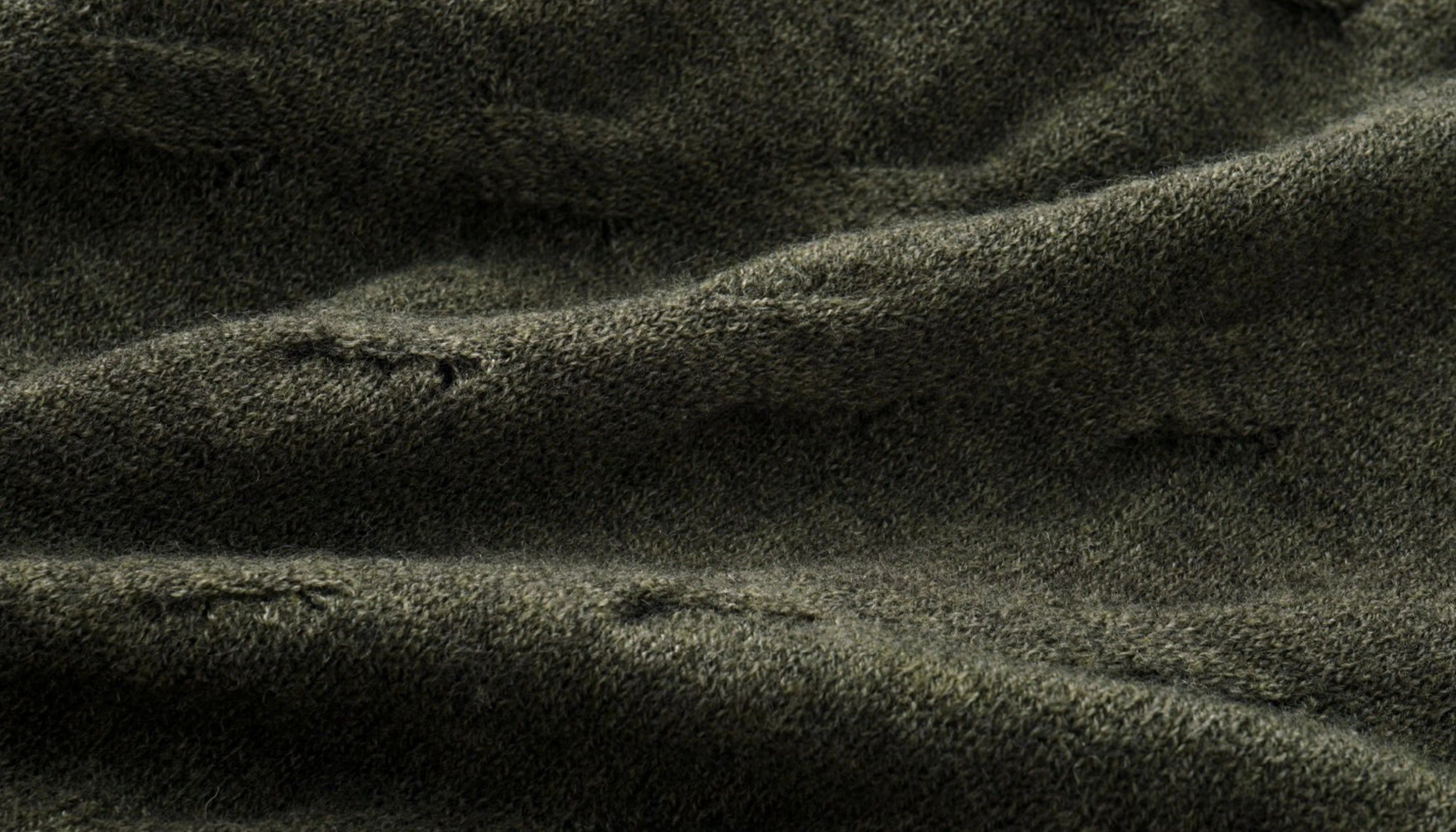 ALVNG AR ANTS Cable-Knit Tie-Neck Hooded Sweater