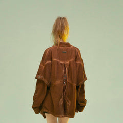 XIPHEVIL Cyberpunk Double-Layer Taoist Robe