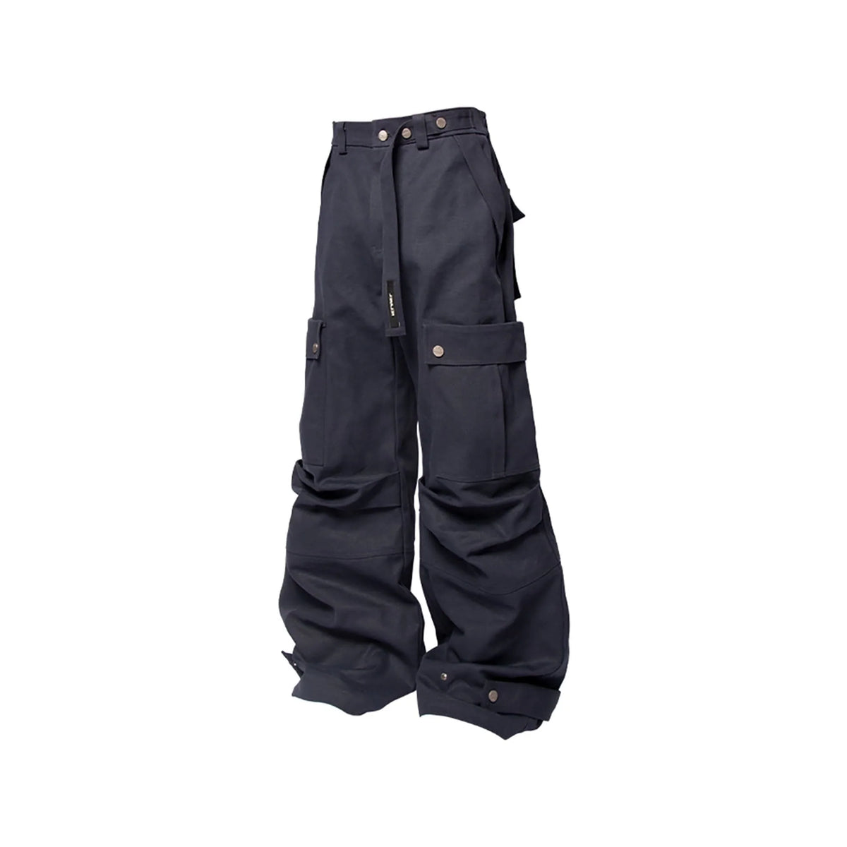 RELABEL Multi-Pocket Oversized Workwear Cargo Pants Dark Gray
