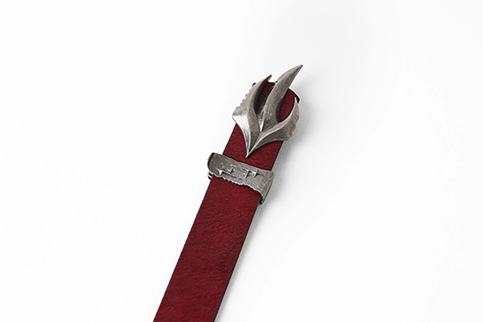 FLYERRER Gothic Buckle Cross-Star Hair-on Leather Belt