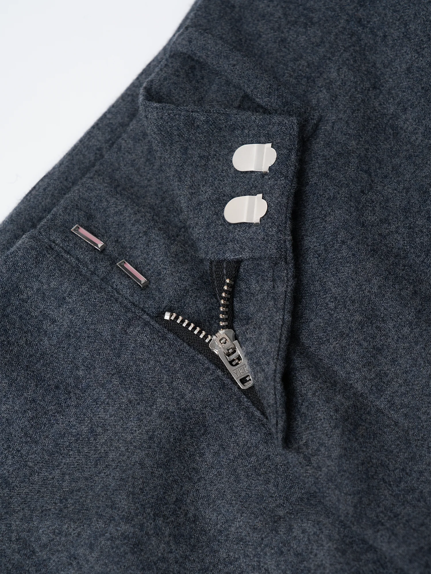 OUYANG WENJUN Essential Wool-Blend Wide-Leg Trousers