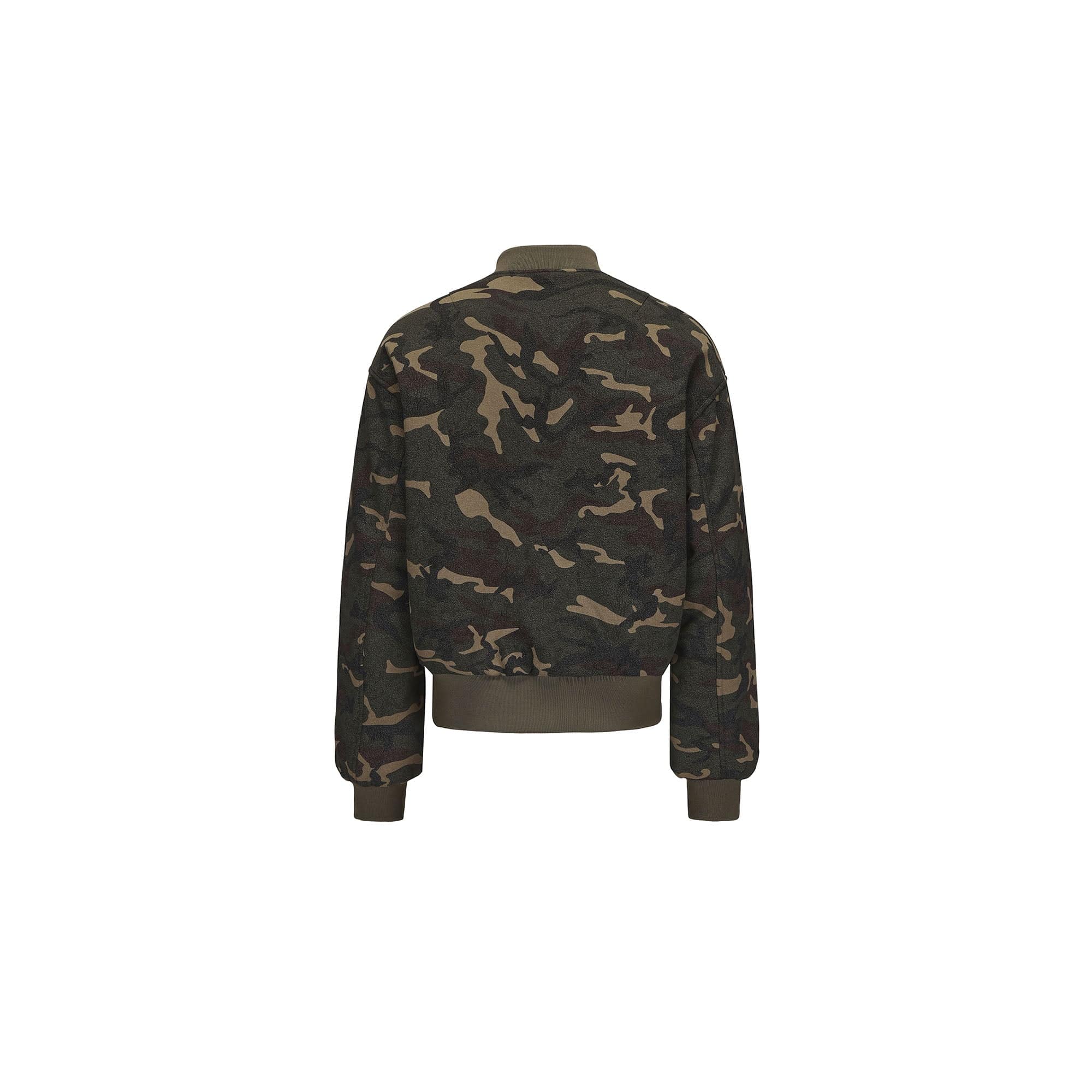LUUUCAM Classic Camo Bomber Jacket