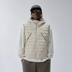 F2CE Structured Puffer Down Hooded Vest