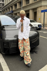 STEEPC Camo Wide-Leg Cargo Pants