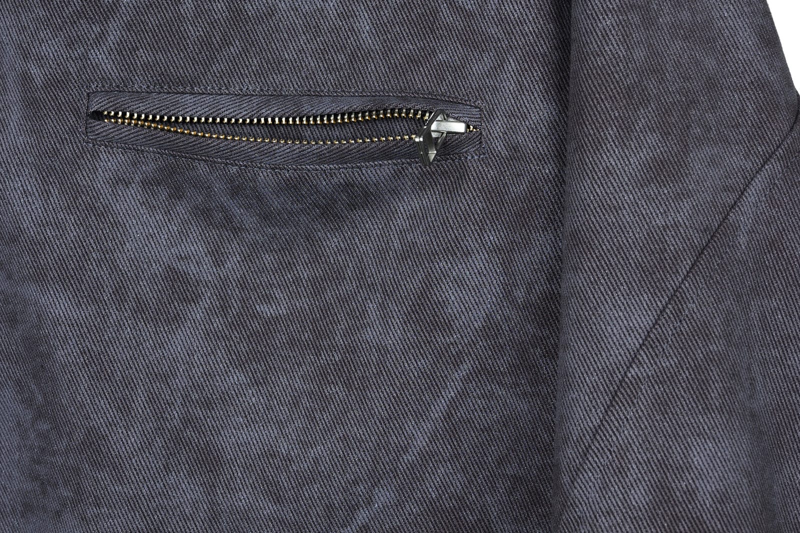 OKAYTHXBYE Essential Contrast Collar Washed Jacket