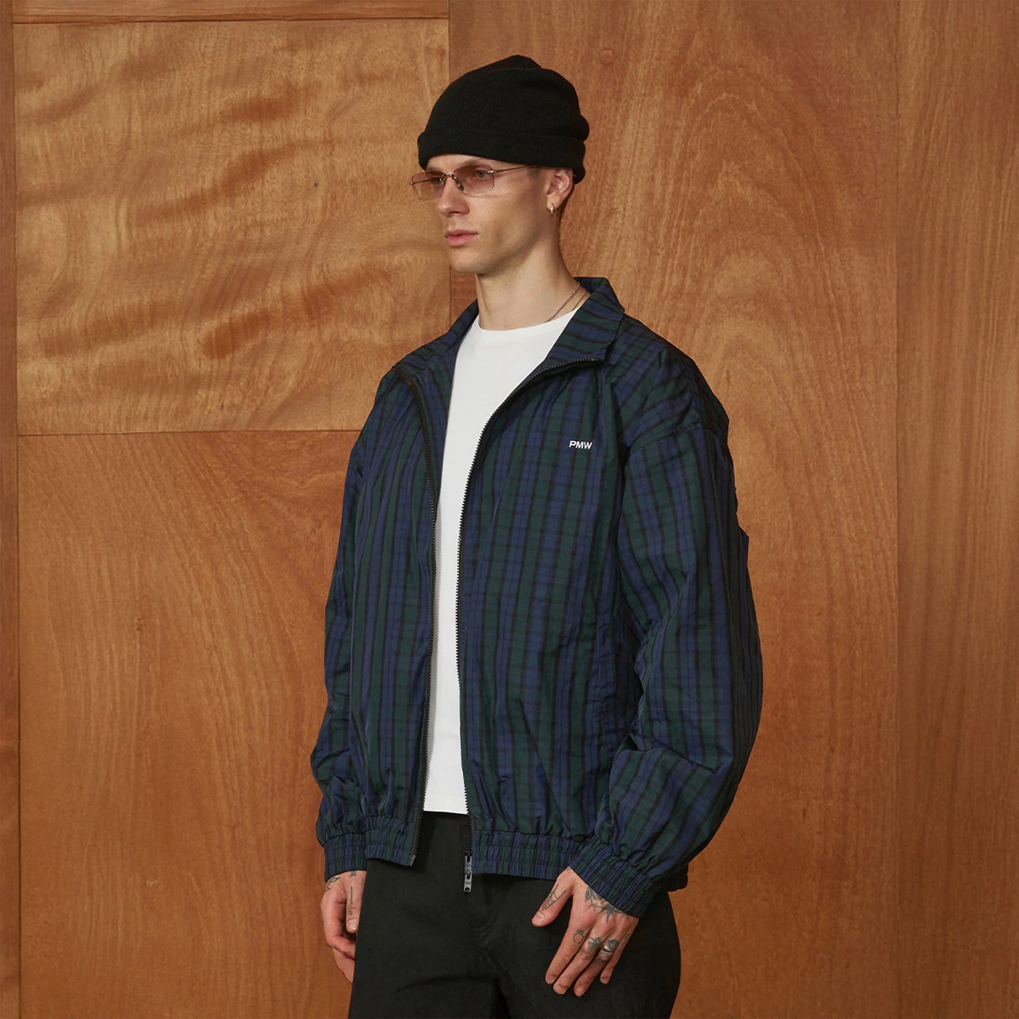 PMW Retro Plaid Utility Jacket