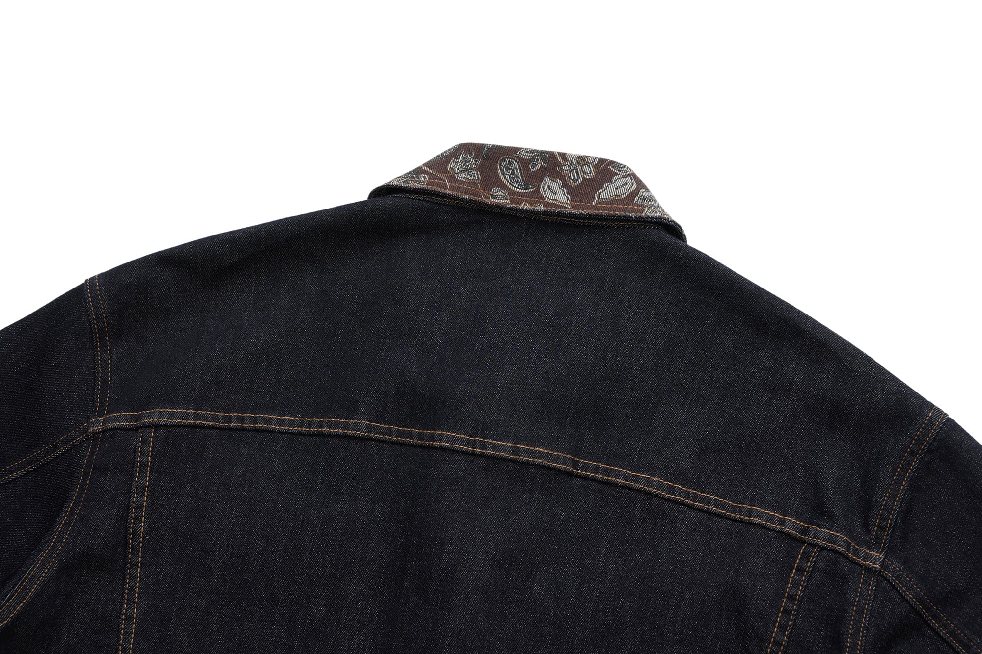 OKAYTHXBYE Floral-Lined Denim Jacket