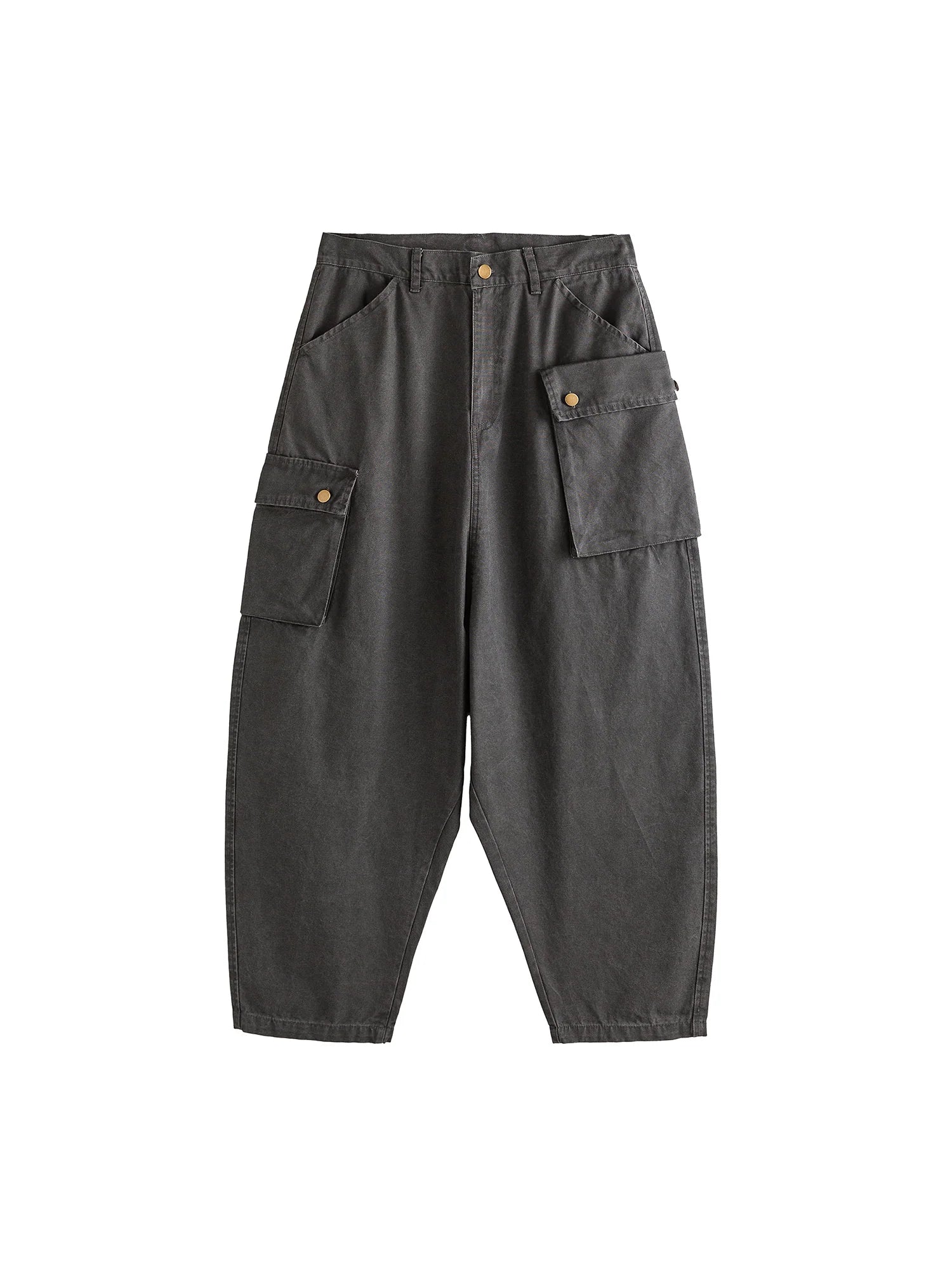 ME DA IGUAL Washed Multi-Pockets Tappered Cargo