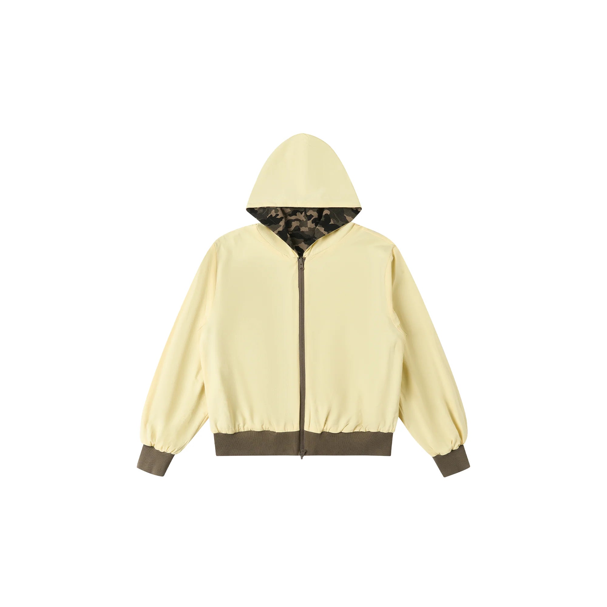 SAVAGEGROWTHWORLD Reversible Camo Waffle Hooded Jacket