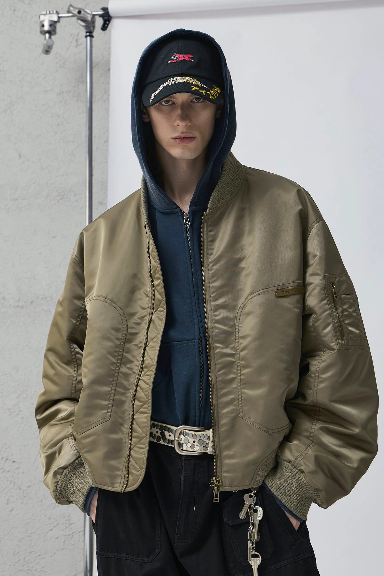 ORGANIC EMOTION Water-Repellent MA-1 Bomber Jacket